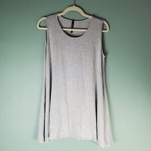 IC By Connie K Women's Gray Sleeveless Knit Stretch Tank Top Size Medium